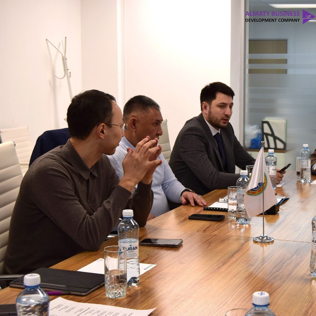 В офисе Almaty Business Development Company проведена встреча с представителями ГУ «Управление промышленности и индустриально-инновационного развития Карагандинской области», АО «СПК «Сарыарка», АО «Управляющая компания «Специальной экономической зоной «Сарыарка», региональным представителем АО «НК «Kazakh Invest» по Карагандинской области
