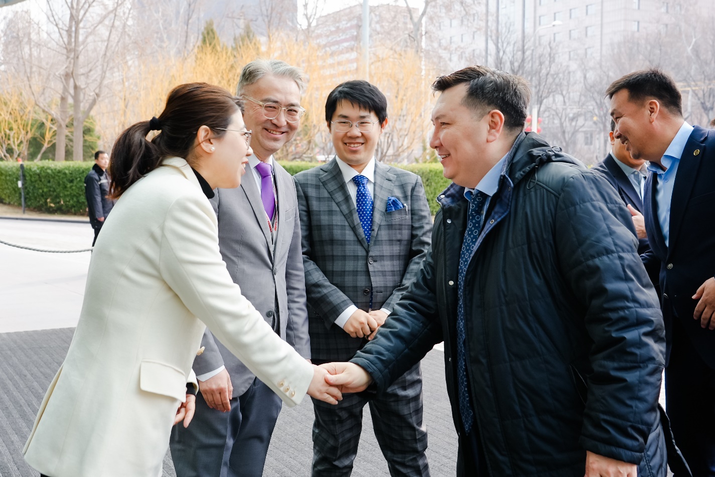 阿拉木图代表团对北京的商务访问