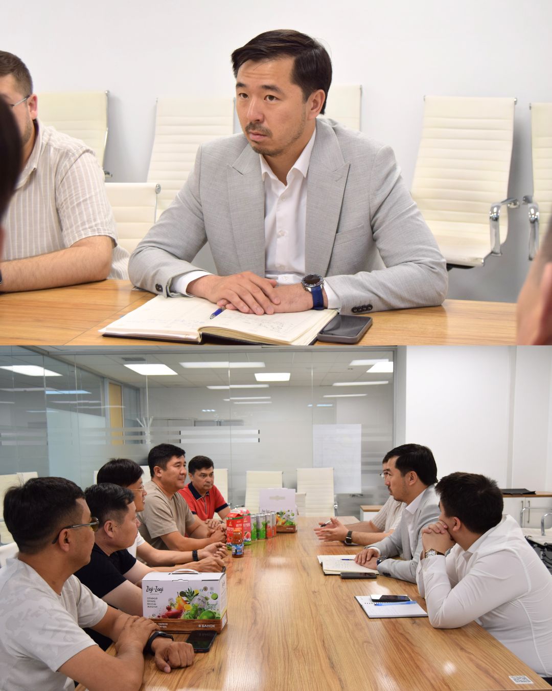 ALMATY INVEST DISCUSSES BEVERAGE PRODUCTION PROJECT WITH ZIGI-ZAGI